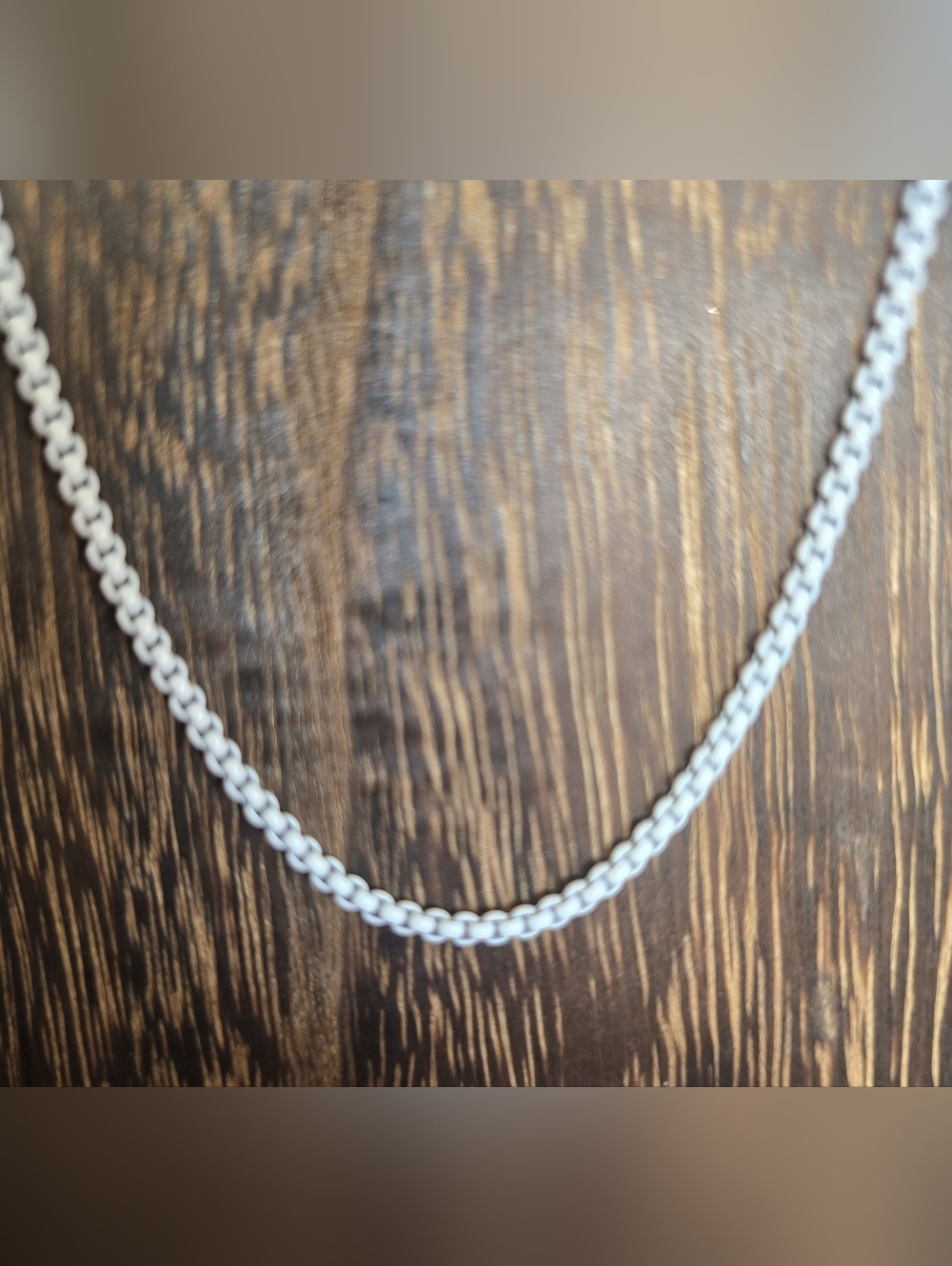 Titanium Steel White Box Chain - Picture 2 of 2